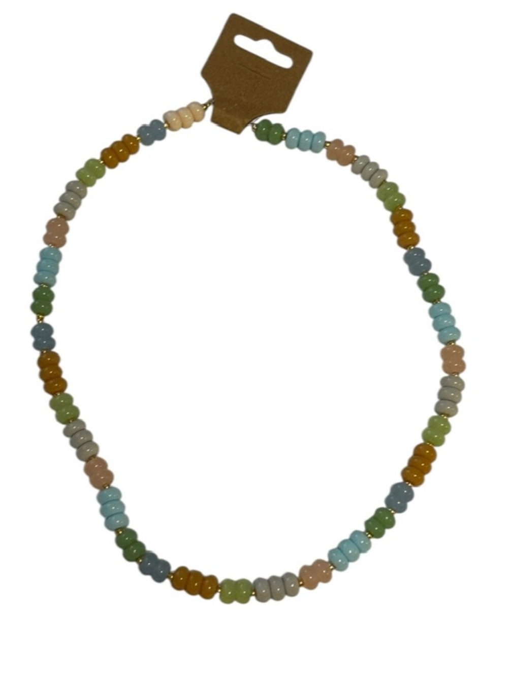 Handmade Multicolor Beaded Choker Necklace Free People Inspired Boho